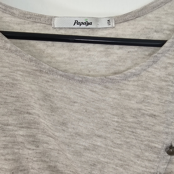 Stylish Ruched Button Blouse - Picture 7 of 8